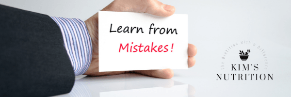 Mistakes are made for learning - Kim Hofmann