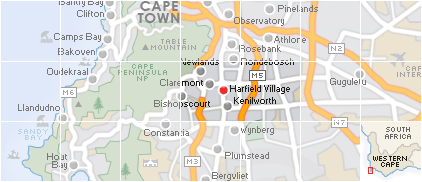 Map of Harfield Village