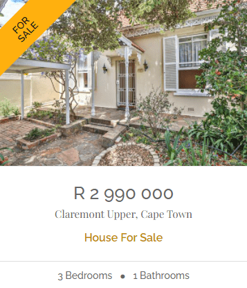 3 Bedroom House For Sale in Claremont Upper