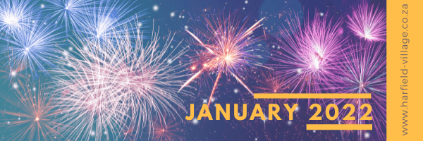Harfield Village January 2022 Newsletter Header