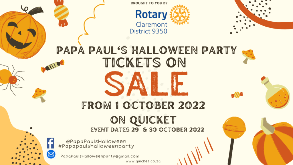 Tickets on sale from 1 October