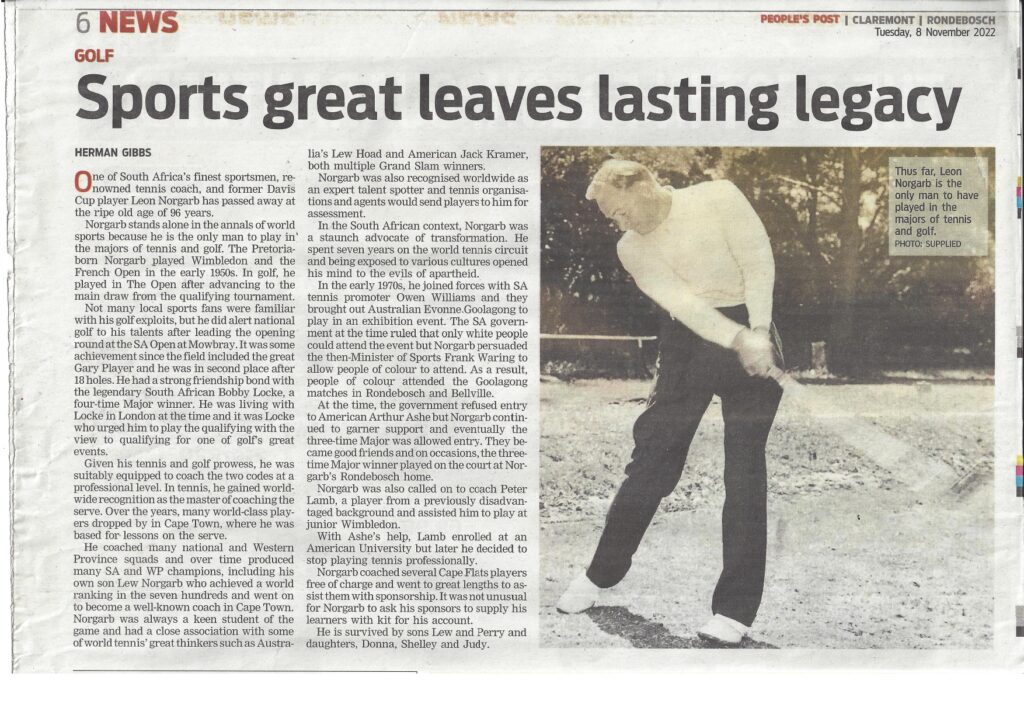 Leon Norgarb Passes Away - Peoples Post 8th November 2022_page-0001