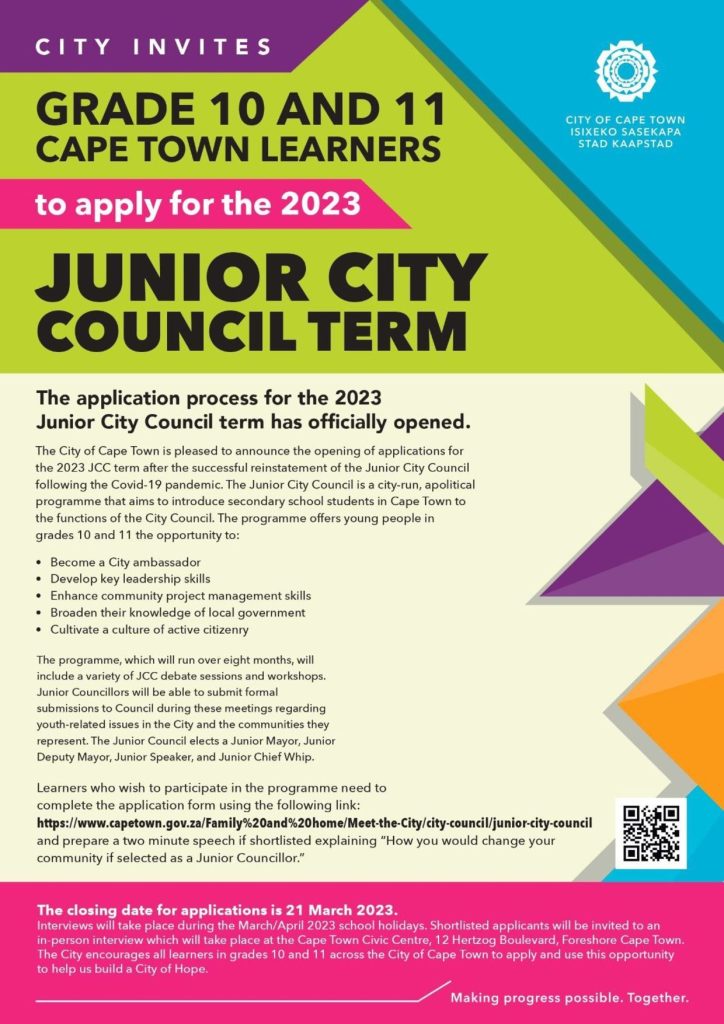 Junior City Council Term