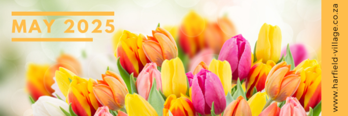 Harfield Village May Newsletter Header