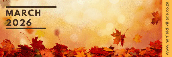 Harfield Village March Newsletter Header