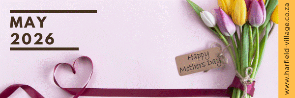 Harfield Village May Newsletter Header